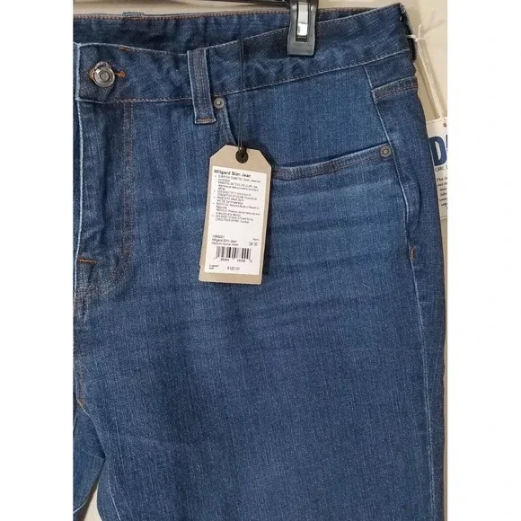 Prana Hillgard Slim Jeans Men 38x30 Tapered Denim Organic Medium Ozone Wash NEW